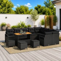 Premium 13pc Outdoor Garden Sofa Set with Storage