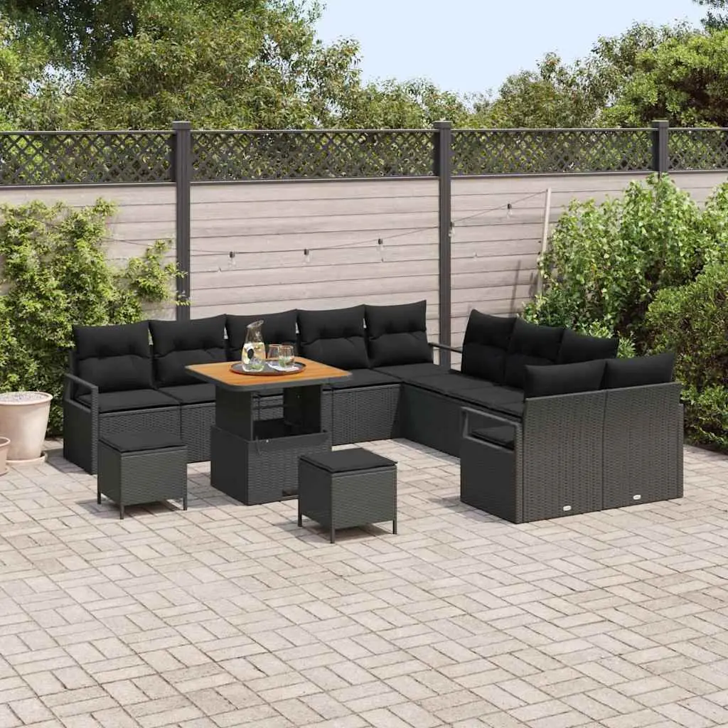 13-Piece Outdoor Garden Sofa Set with Storage