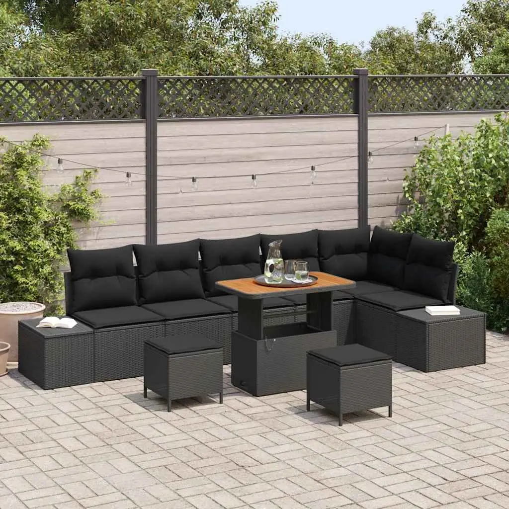 9-Piece Modular Sectional Garden Sofa Set