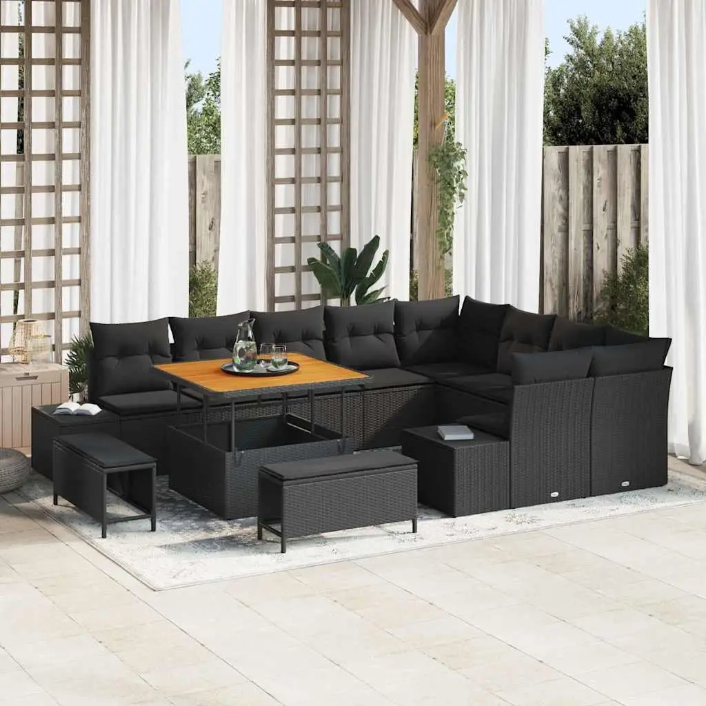 Modular Outdoor Garden Sofa Set with Cushions
