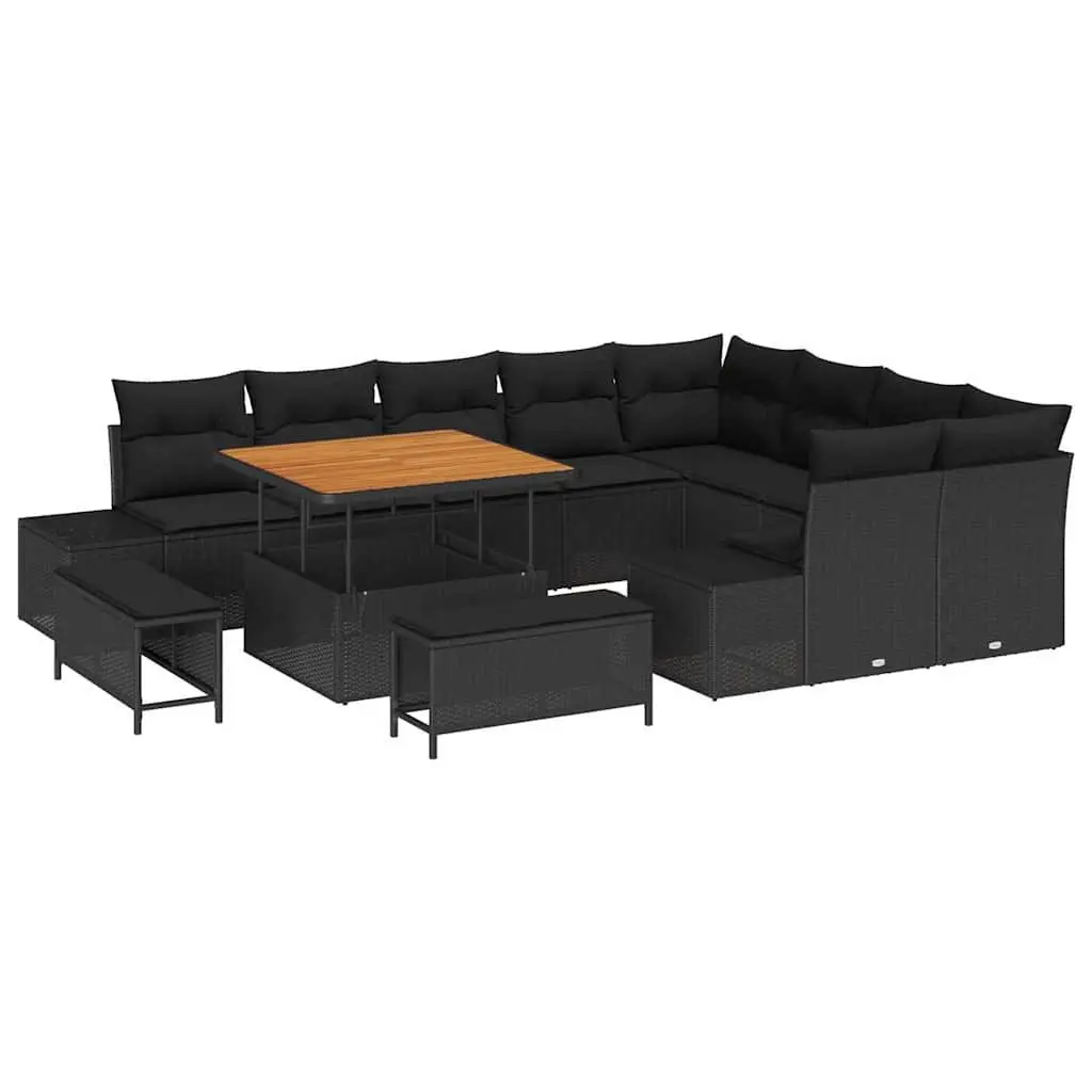 Modular Outdoor Garden Sofa Set with Cushions
