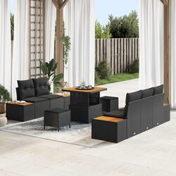 8-Piece Modular Garden Sofa Set for Outdoor Spaces