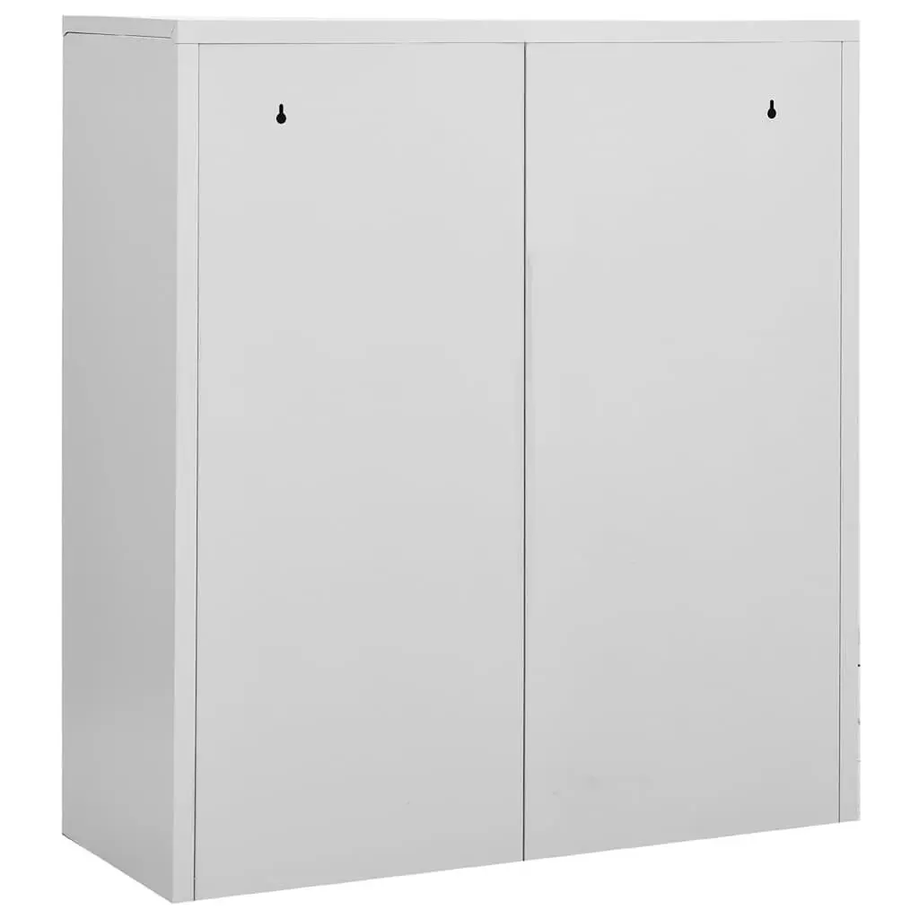 Grey Steel Filing Locker with Adjustable Shelf