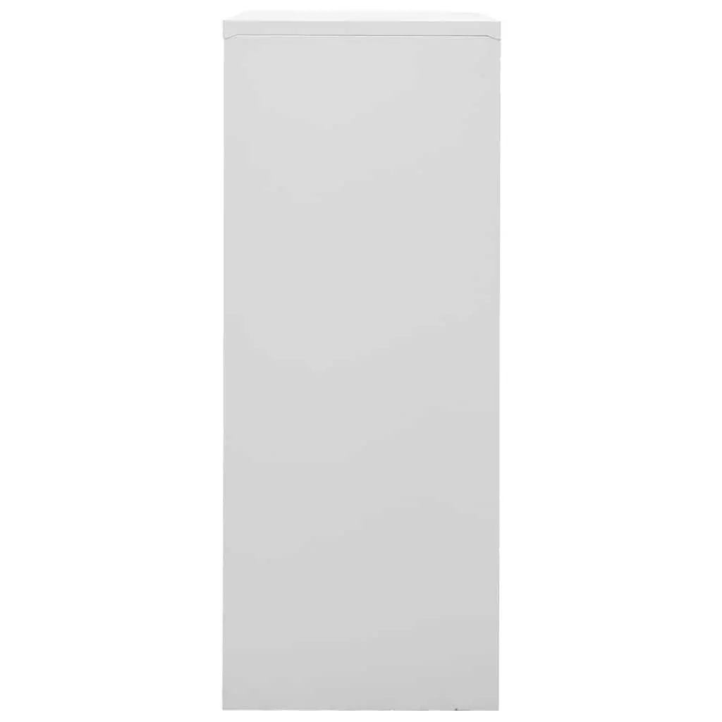 Grey Steel Filing Locker with Adjustable Shelf