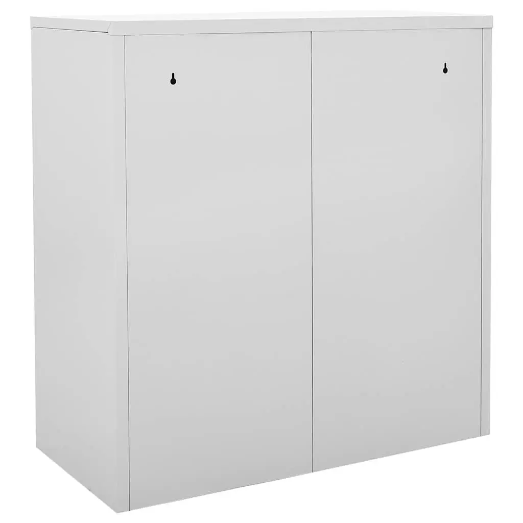 Grey Steel Locker Cabinet for Organizing