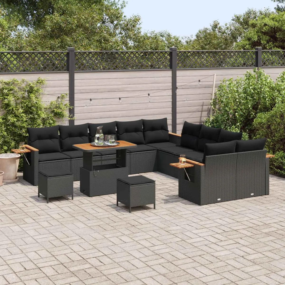 Modular Garden Sofa Set 17pcs Outdoor Seating