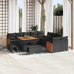 17-Piece Modular Garden Sofa Set for Outdoor Comfort