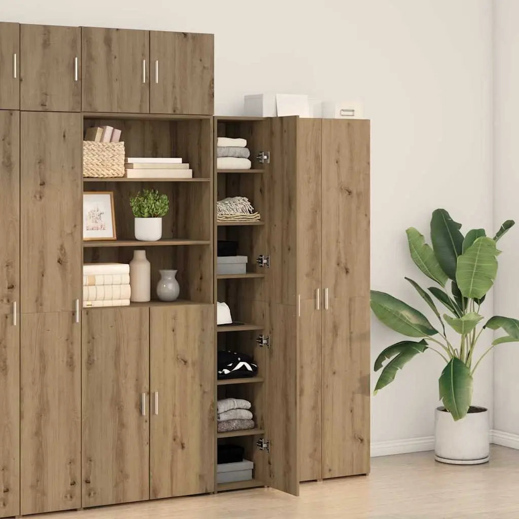Brown Highboard Storage Cabinet for Organized Living