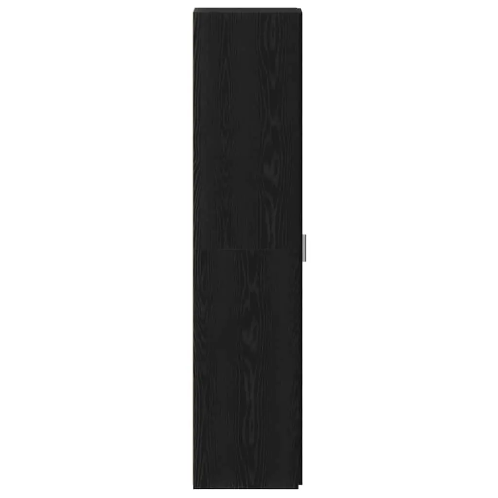Highboard Engineered Wood 30 W x 42.5 D x 185 H cm Black