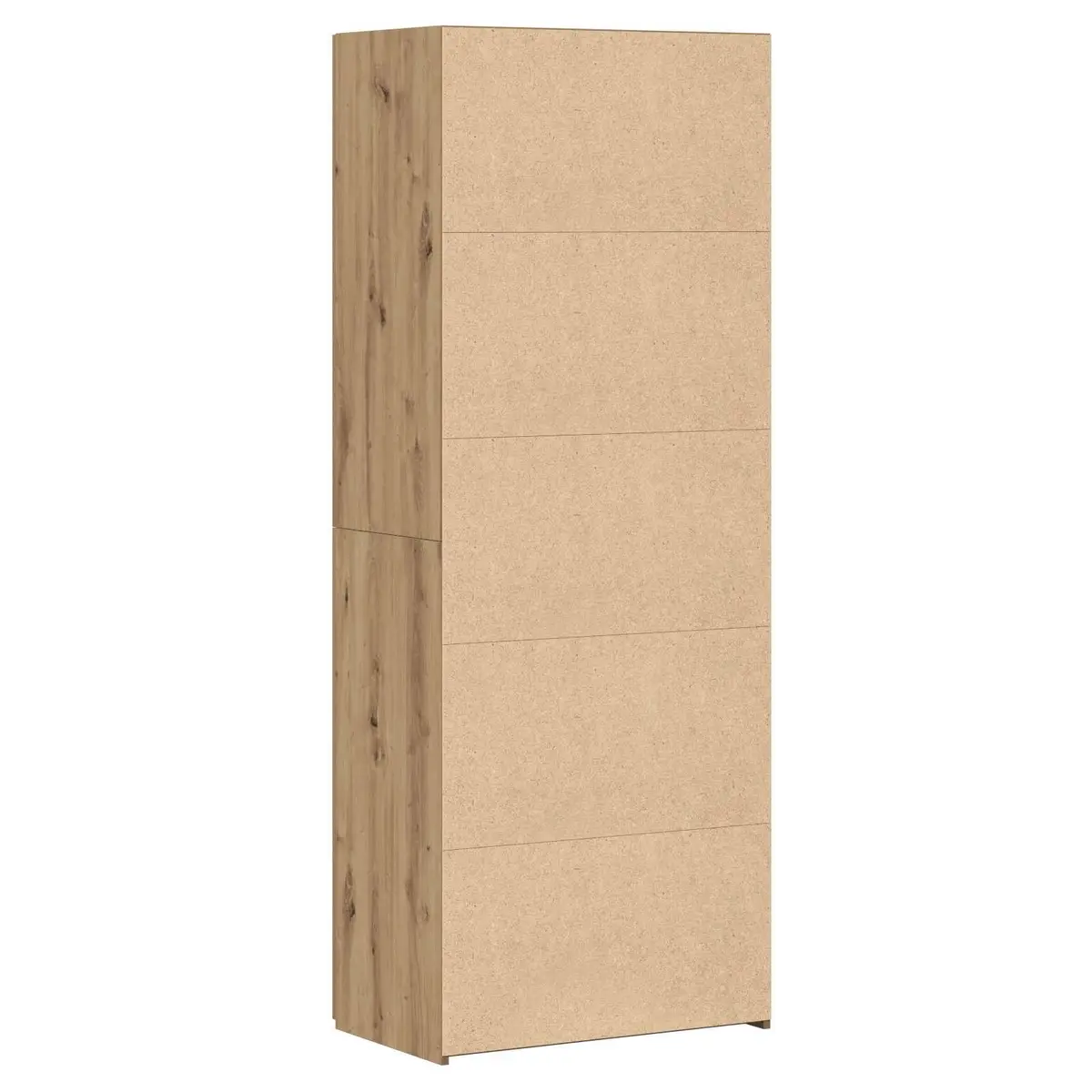 Brown Engineered Wood Highboard Storage Cabinet