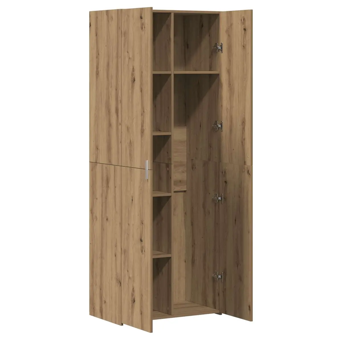 Rustic Wooden Highboard Buffet Cabinet 70cm