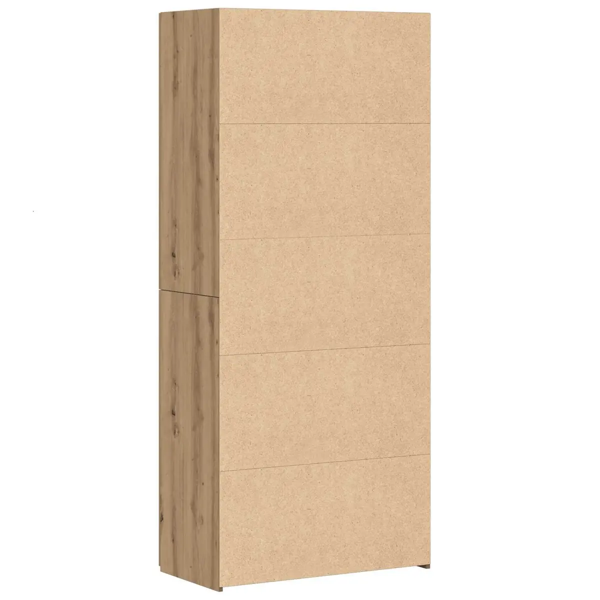 Highboard 2 pcs Brown Storage Cabinet Modern Design Living Room Dining Furniture