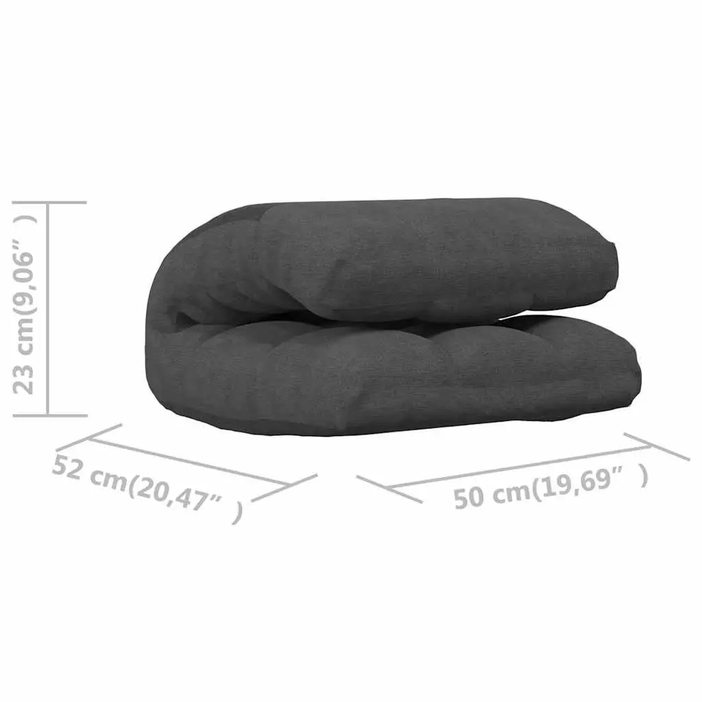 Folding Floor Chair Fabric Grey Padded Adjustable Reclining Lounger