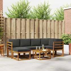 Premium 7 Piece Modular Outdoor Sofa Set with Cushions