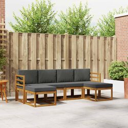 Modern 6-Piece Outdoor Sofa Set with Durable Build