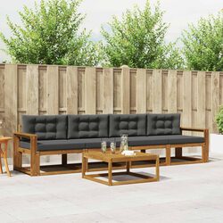 5-Piece Outdoor Sectional Sofa Set with Cushions