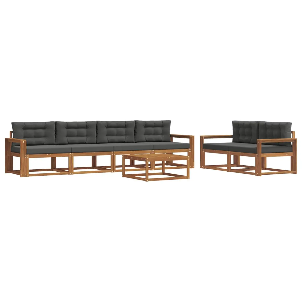 Outdoor Sectional Sofa Set 7 pcs