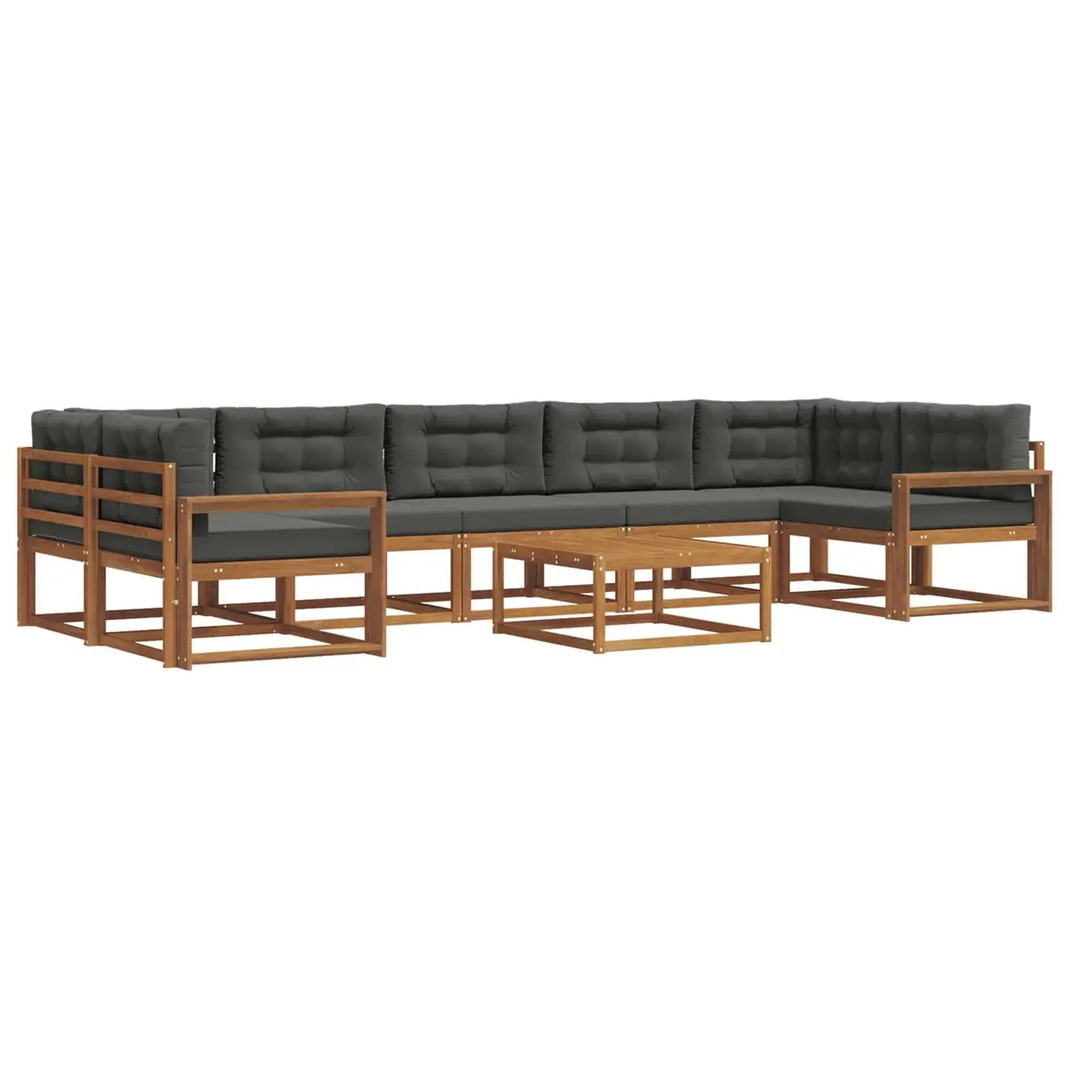 Outdoor Sectional Sofa Set 8 Pieces Garden Patio Furniture Modular Lounge