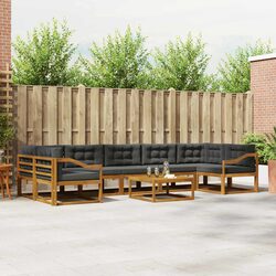 Premium Outdoor Modular Sectional Sofa Set - 8 Pieces