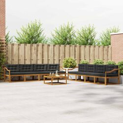 Durable 9-Piece Outdoor Sectional Sofa Set for Patio