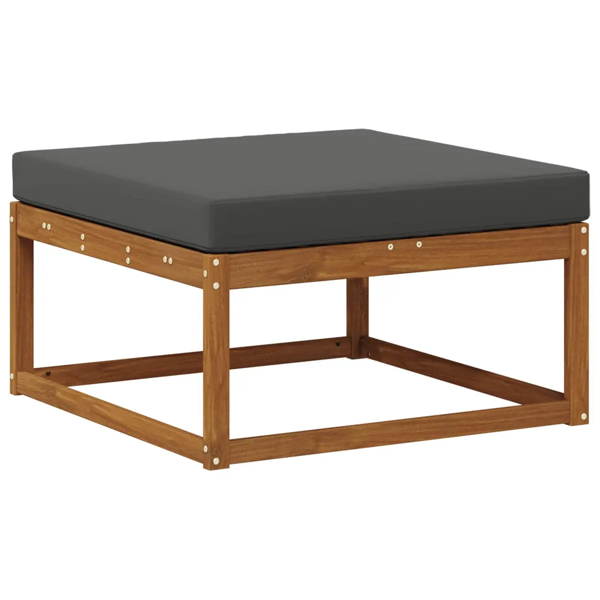 Outdoor Sectional Sofa Set Solid Wood 5 Piece Modular Brown