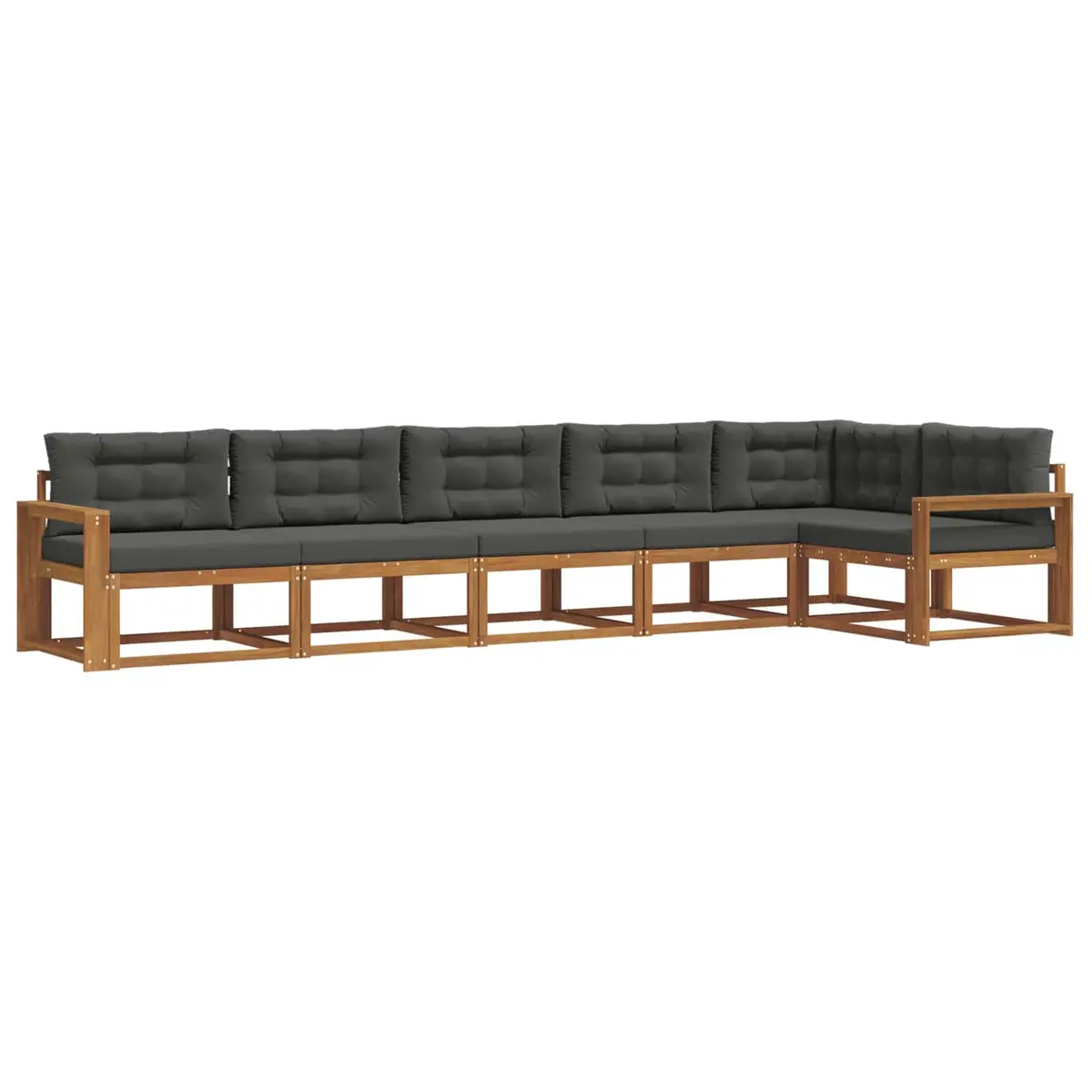 6-Piece Modular Outdoor Sectional Sofa Set