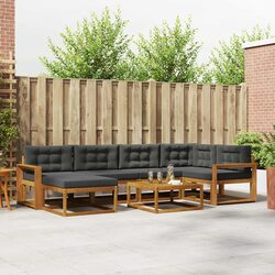 Acacia Wood Outdoor Modular Sofa Set for Your Patio