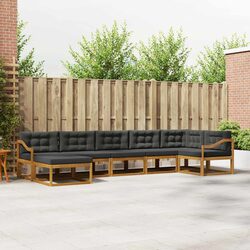 Stylish 7-Piece Modular Outdoor Sectional Sofa Set