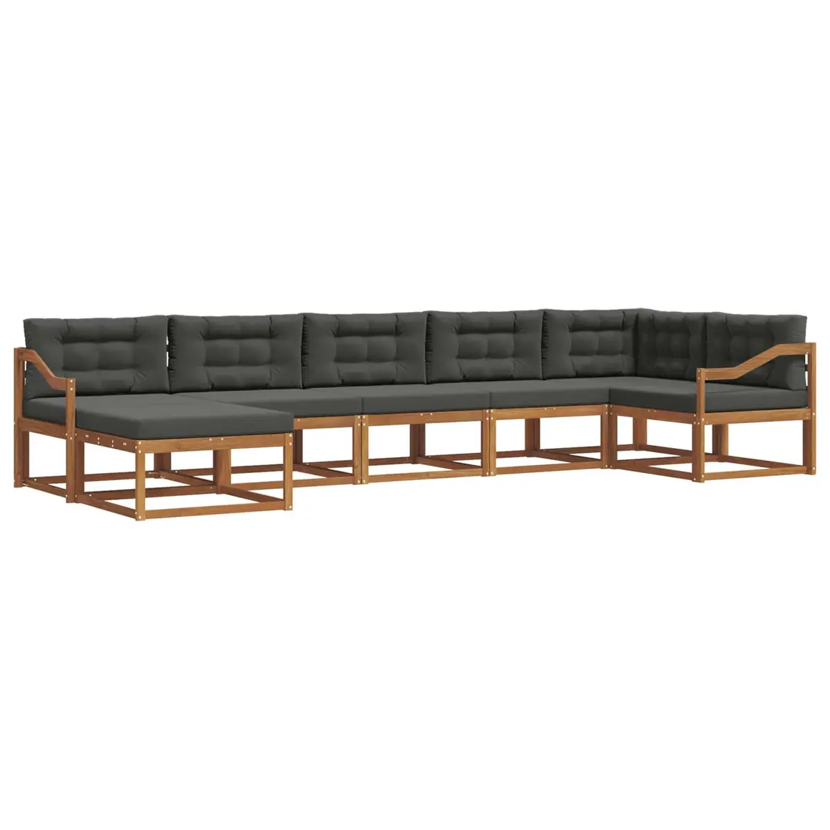 7-Piece Modular Outdoor Sectional Sofa Set