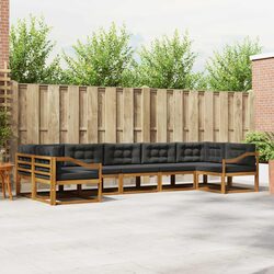Sturdy 7-Piece Outdoor Sofa Set for Patios and Gardens