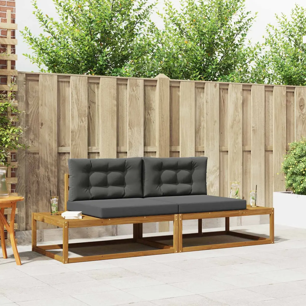 Modular Outdoor Sectional Sofa Set with Cushions