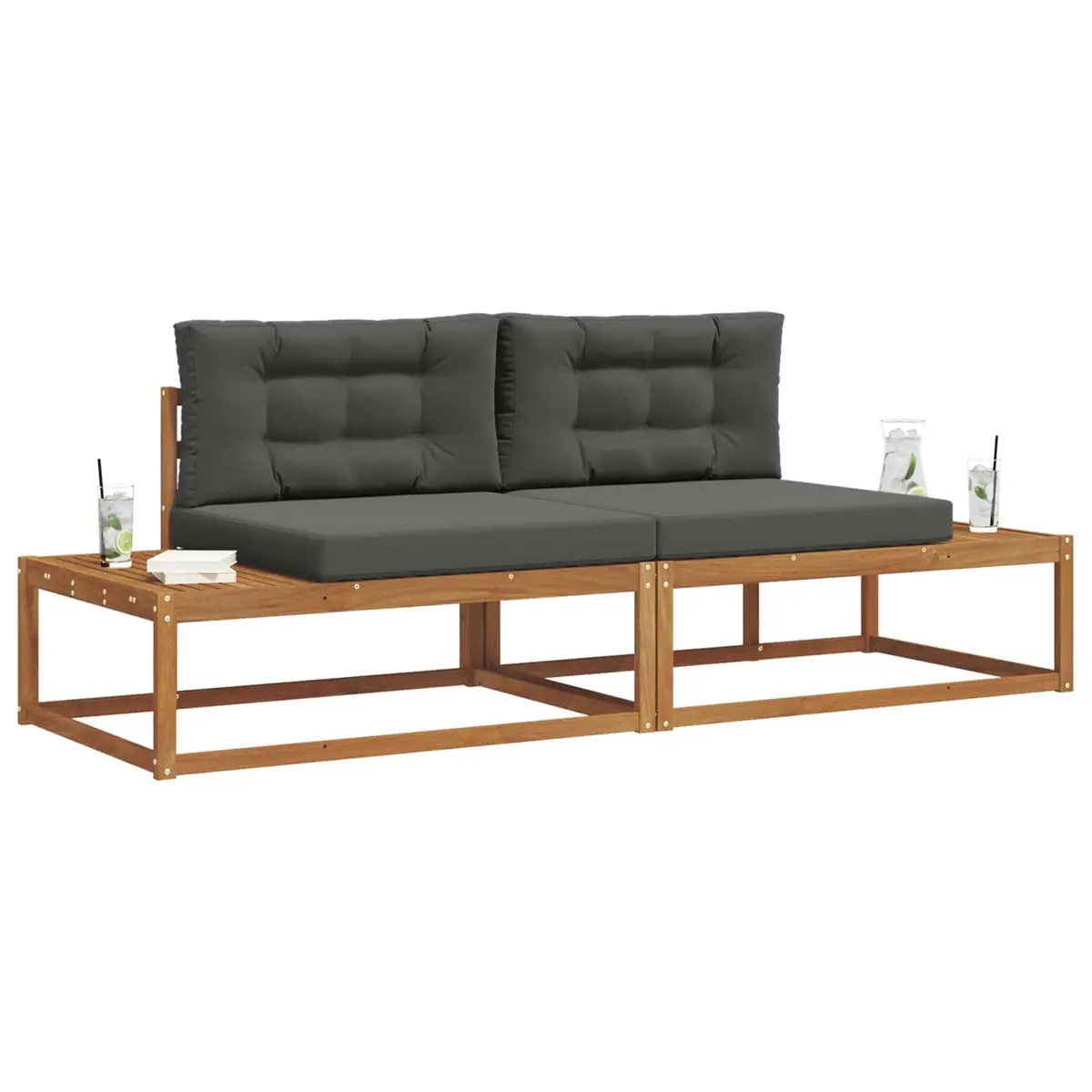 Modular Outdoor Sectional Sofa Set with Cushions