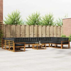 Sturdy Outdoor Sectional Sofa Set 11 Piece Patio Furniture