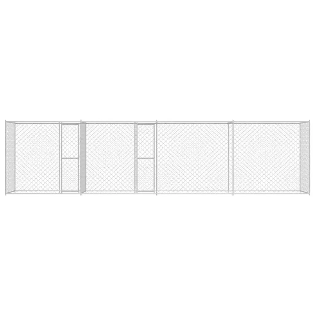 Large Breed Dog Kennel Run in Galvanised Steel