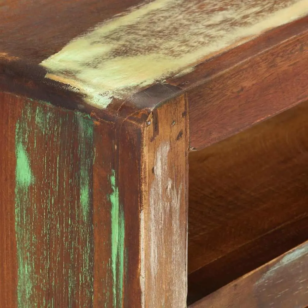 Multicolour TV Cabinet Made from Reclaimed Wood 110x30x40 cm