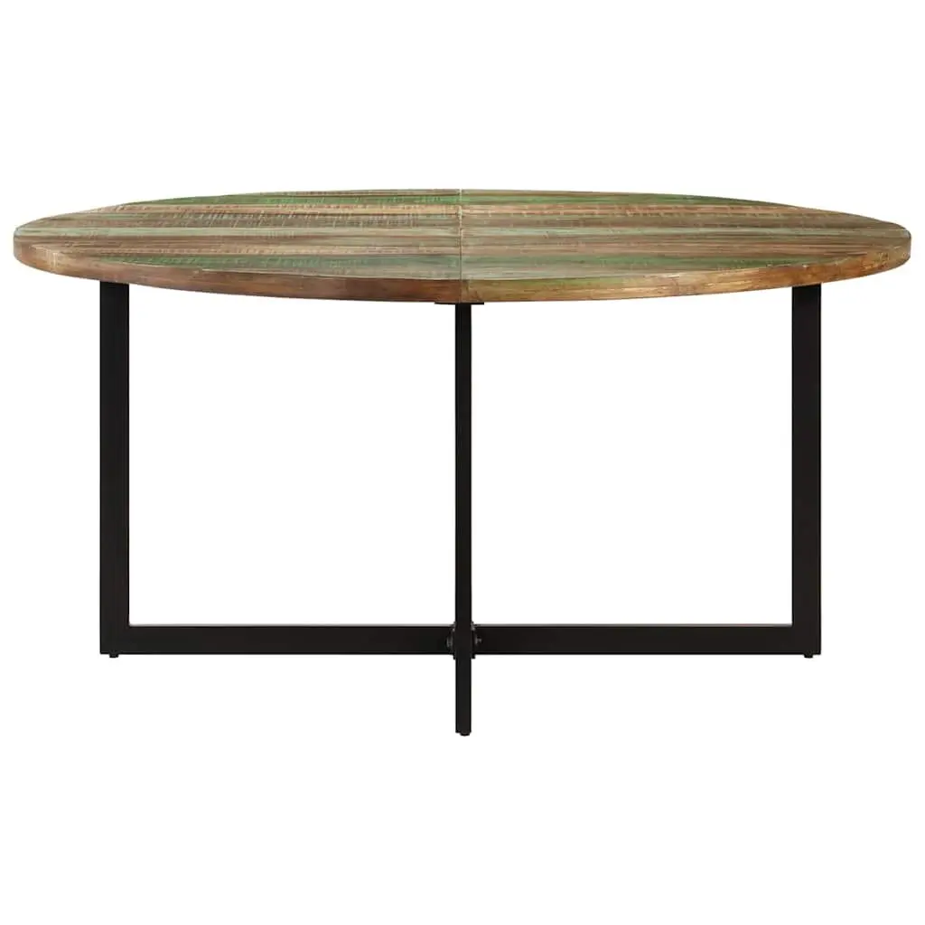 Solid Reclaimed Wood Dining Table 150x75 cm Brown