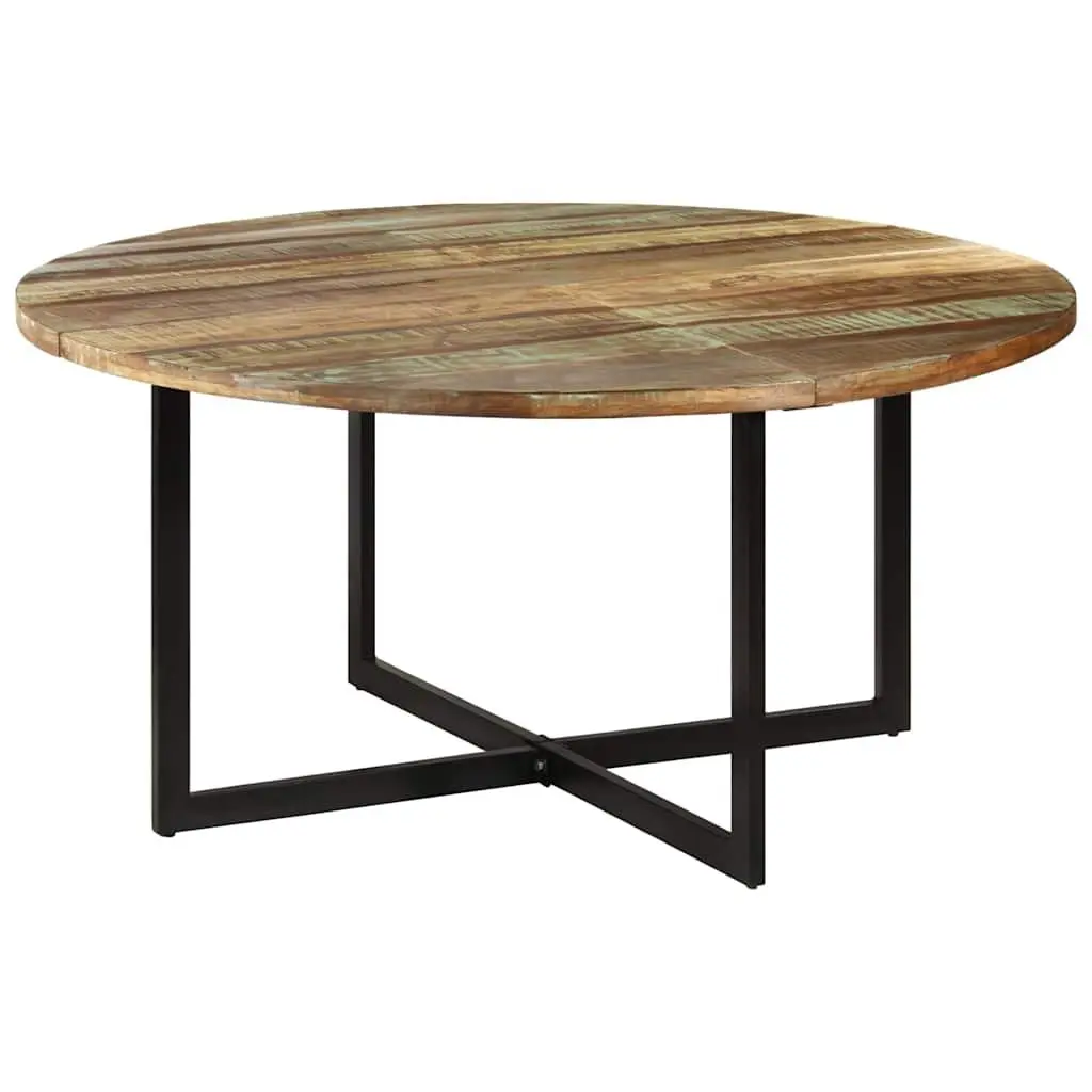 Solid Reclaimed Wood Dining Table 150x75 cm Brown