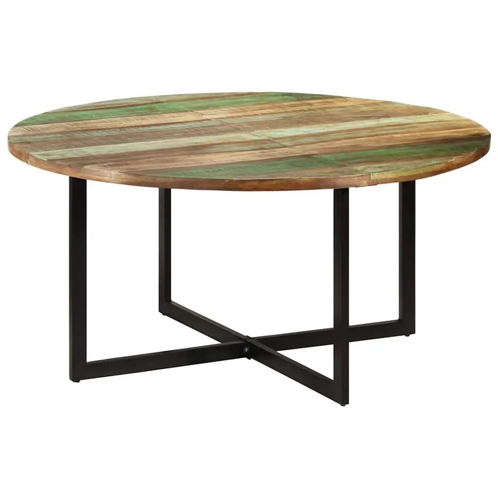 Solid Reclaimed Wood Dining Table 150x75 cm Brown