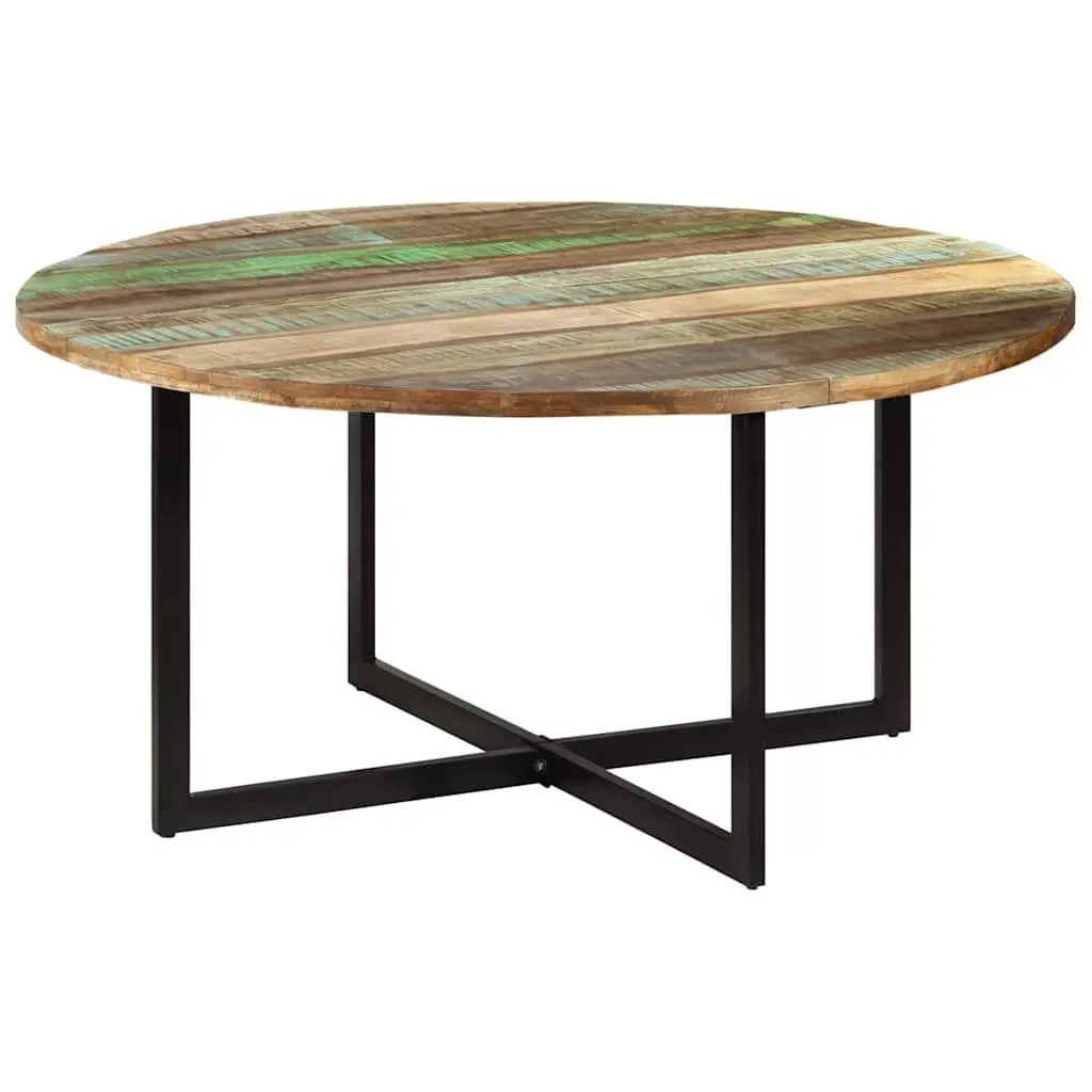 Solid Reclaimed Wood Dining Table 150x75 cm Brown