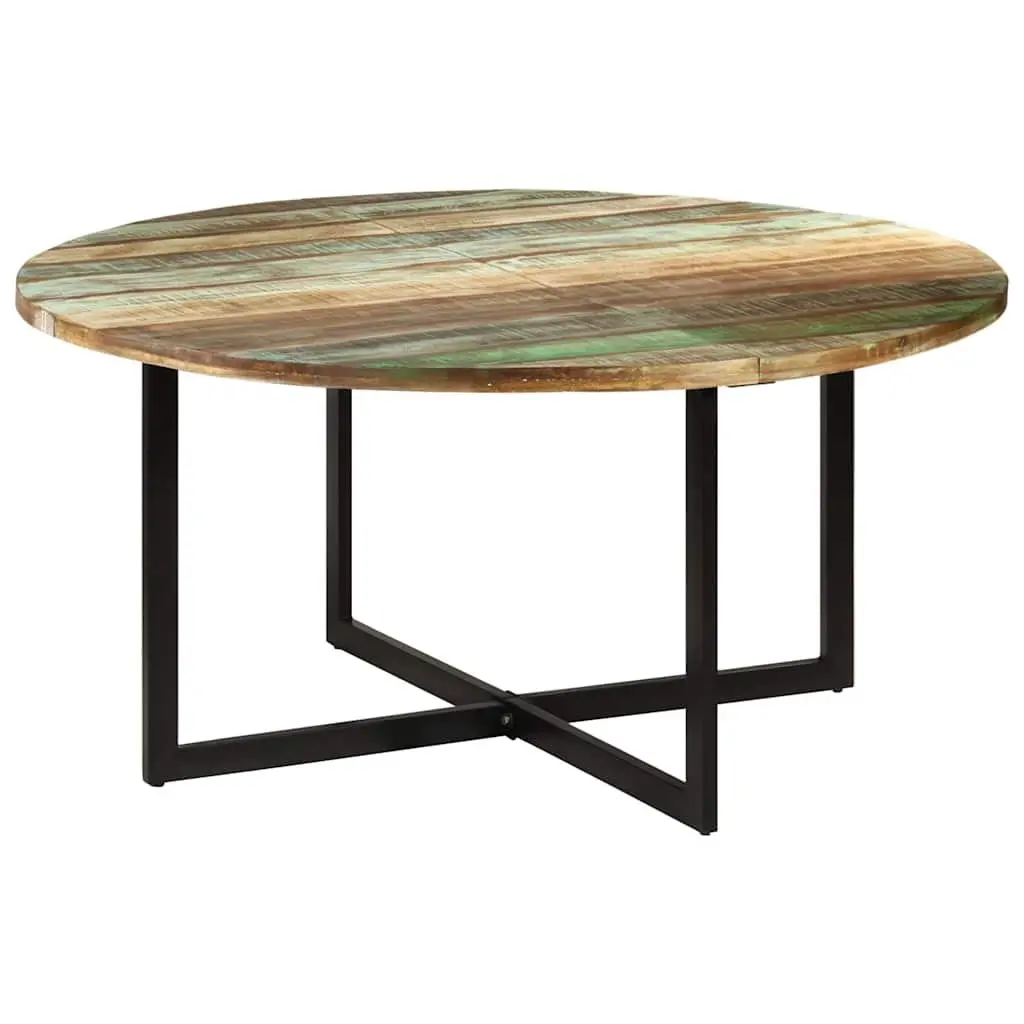 Solid Reclaimed Wood Dining Table 150x75 cm Brown