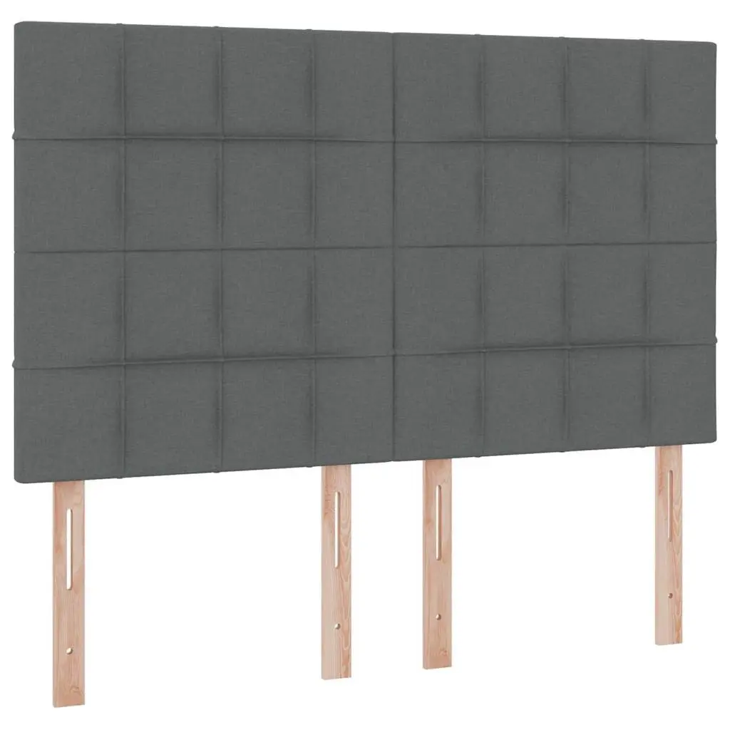 Grey Storage Bed with Hydraulic Lift Mechanism 153 x 203 cm