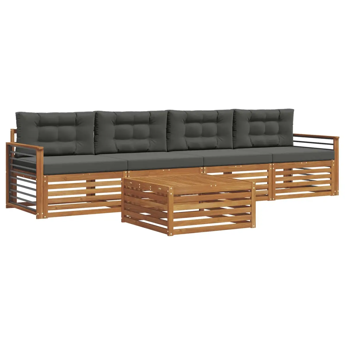 5-Piece Outdoor Sofa Set for Garden Spaces