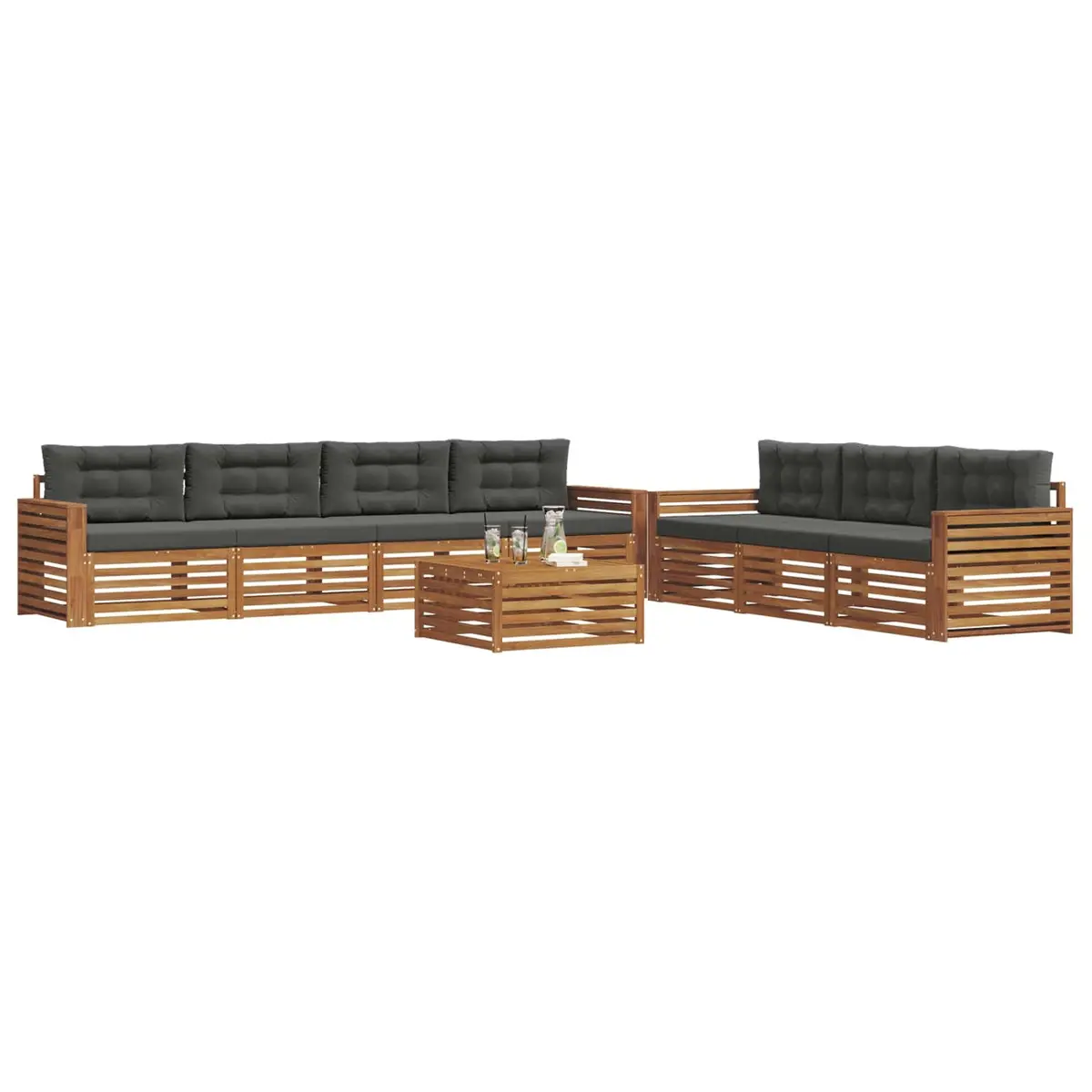 8-Piece Modular Outdoor Sofa Set