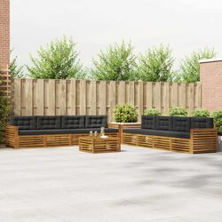 Durable 9-Piece Outdoor Sofa Set for Garden Use