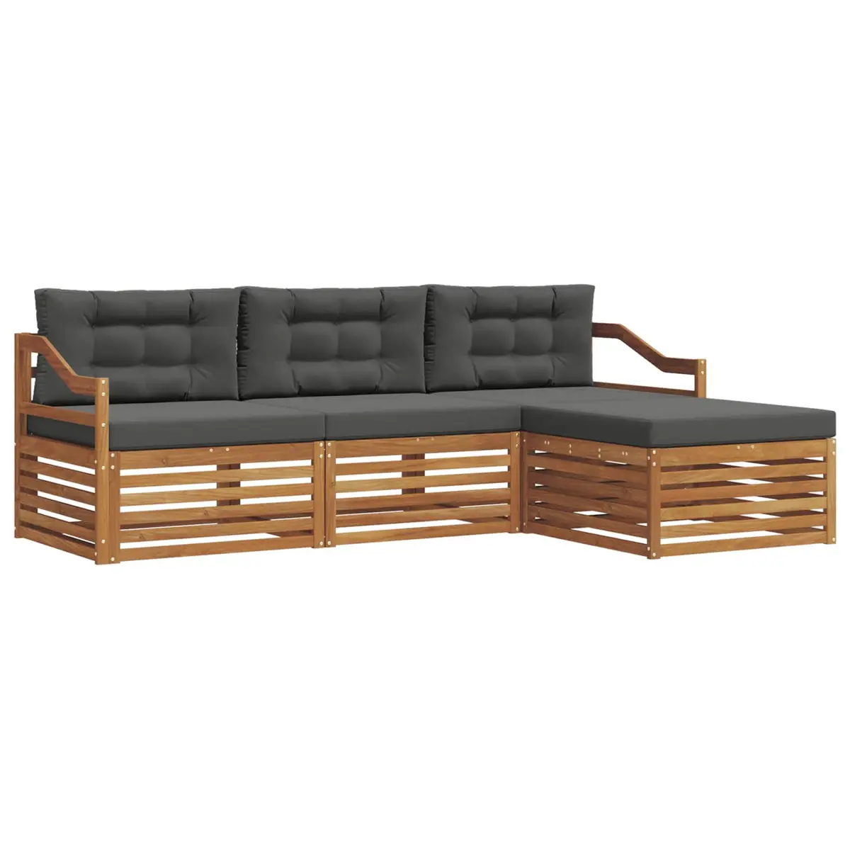 Modular Outdoor Sofa Set in Anthracite