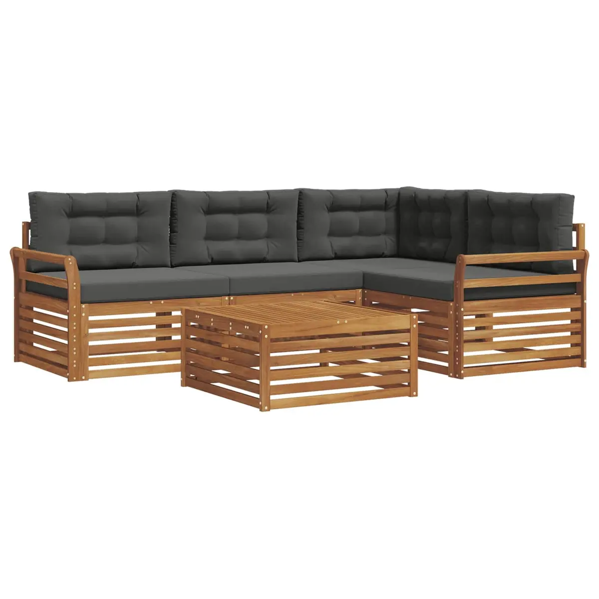 5-Piece Outdoor Sofa Set with Cushions