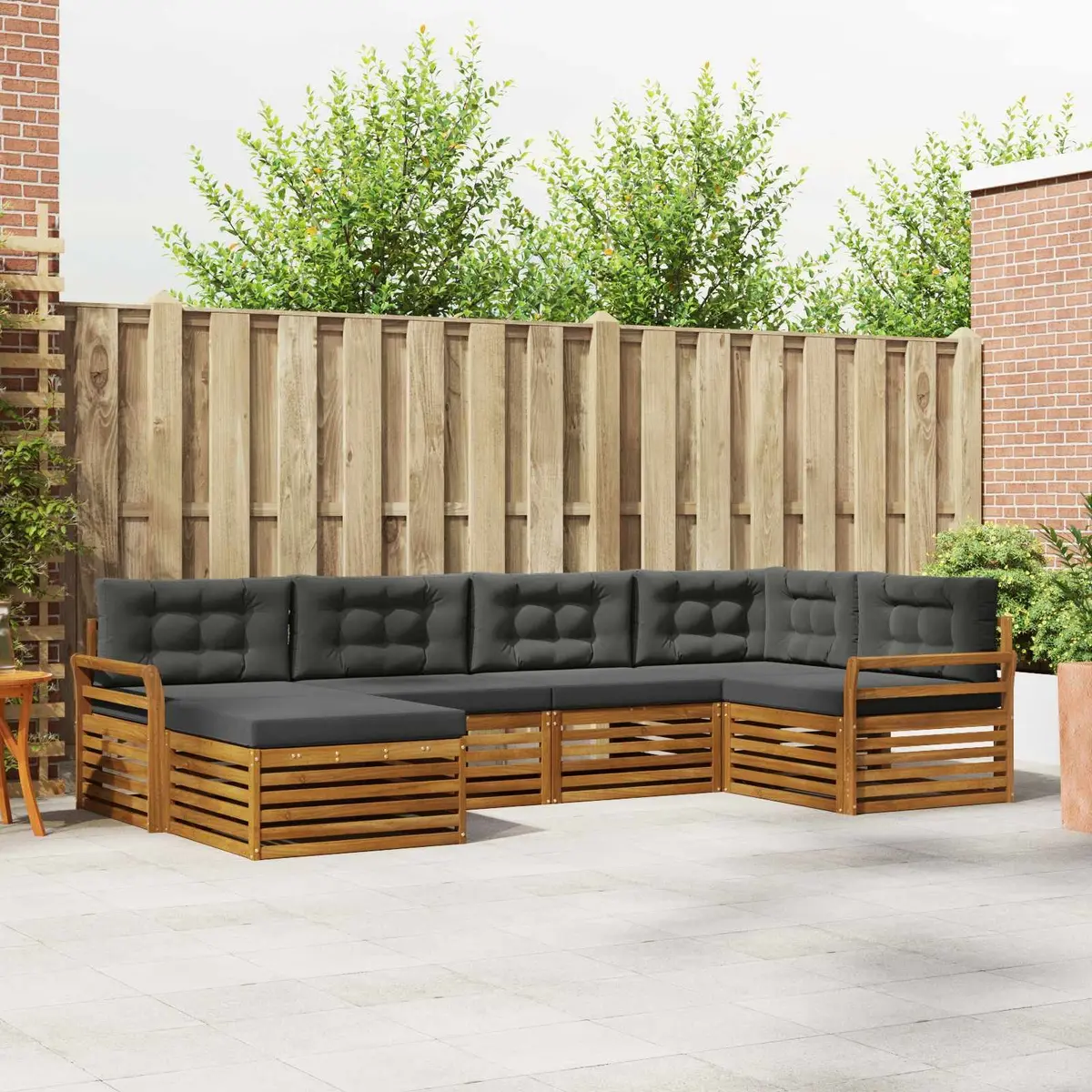 6-Piece Outdoor Sofa Set for Garden Lounging