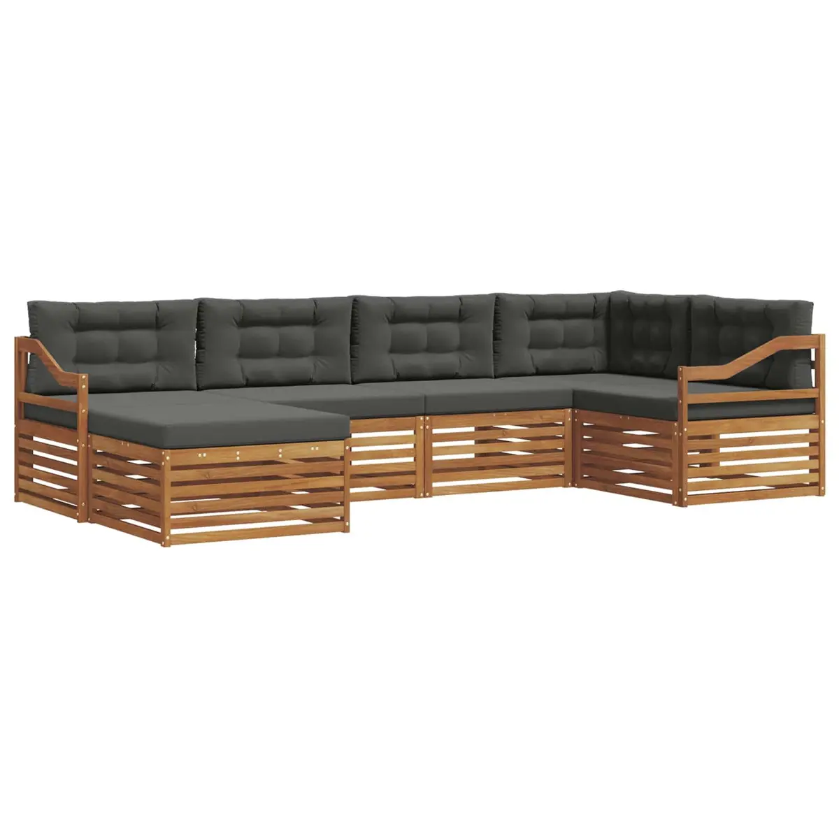 6 Piece Outdoor Sofa Set for Garden Spaces
