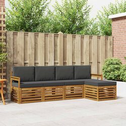 5-Piece Modular Outdoor Sofa Set for Patios