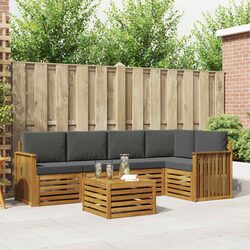 Durable Modular Sectional Sofa Set 6pc for Outdoor Relaxation
